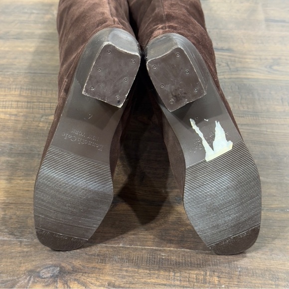 Kenneth Cole New York Brown Suede Over The Knee Boots Size 6 Women - Picture 5 of 7